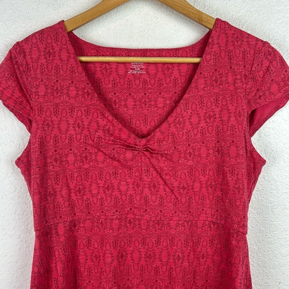 Perfect Toad&Co Rosemarie deep pink Dress M - Picture 3 of 6